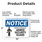 Signmission Property Patrolled By Armed Security Guard OSHA Notice Sign, Plastic, 10in W x 7in L, 2PK OS-2PACK-NS-P-710-L-16435 - alternate 6